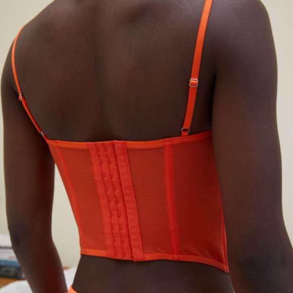 Orange corset urban outfitters Clearance